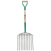 Draper 10 Prong Manure Fork with Wood Shaft and MYD Handle