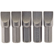 Draper 8.0mm 1/4" Hex. Plain Slot Insert Bit 25mm Long x 5