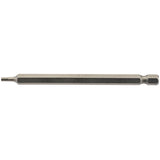 Draper 2.5mm 1/4" Hex. Hexagonal Insert Bit 100mm Long x 1