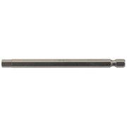 Draper 6mm 1/4" Hex. Hexagonal Insert Bit 100mm Long x 1