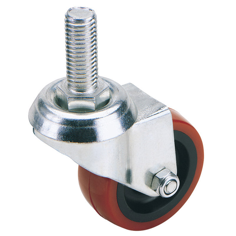Draper 50mm Dia. Swivel Bolt Fixing Polyurethane Wheel - S.W.L. 50Kg