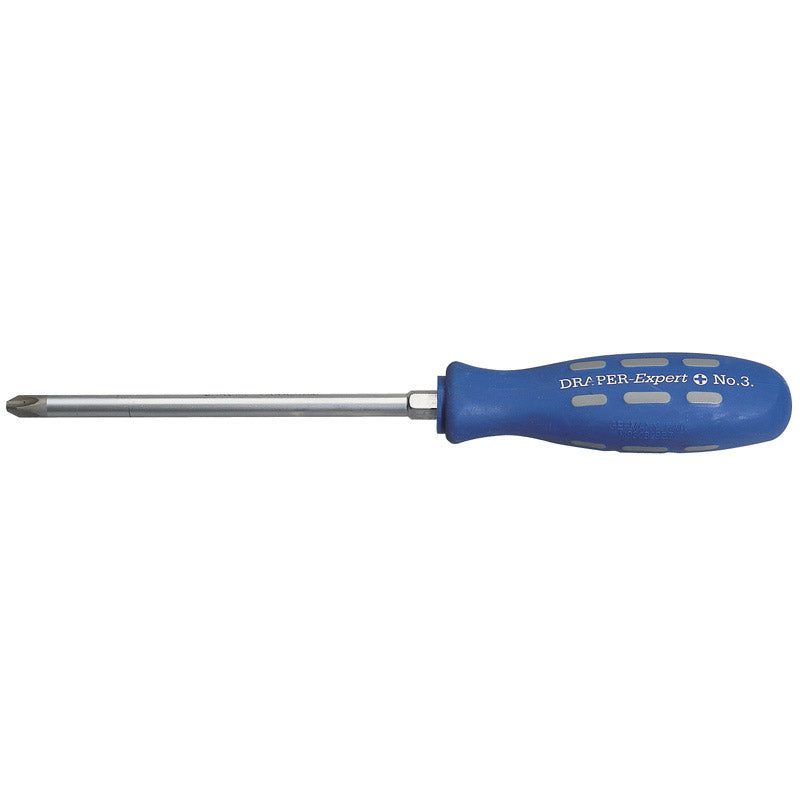 Draper Cross Slot Mechanics Screwdriver (150mm x No 3) Sold Loose
