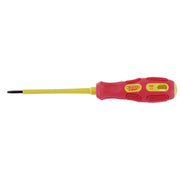 Draper 2.5mm x 75 mm Fully Insulated Plain Slot Screwdriver