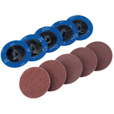 Draper Ten 50mm Assorted Aluminium Oxide Sanding Discs