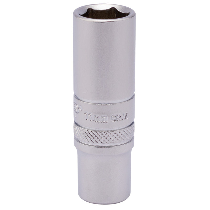 Draper 1/4" Square Drive 6 Point Deep Socket (11mm)