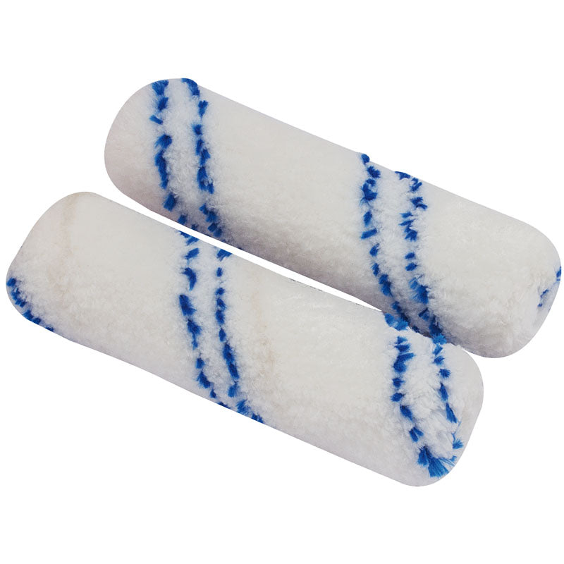 Draper 100mm Microfibre Paint Roller Sleeves (Pack of Two)