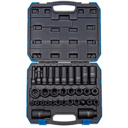 Draper 3/8" and 1/2" Sq. Dr. Impact Socket Set (32 Piece)