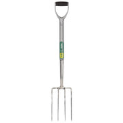 Draper Stainless Steel Garden Fork With Soft Grip Handle