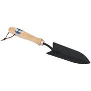 Draper Carbon Steel Transplanting Trowel with Hardwood Handle