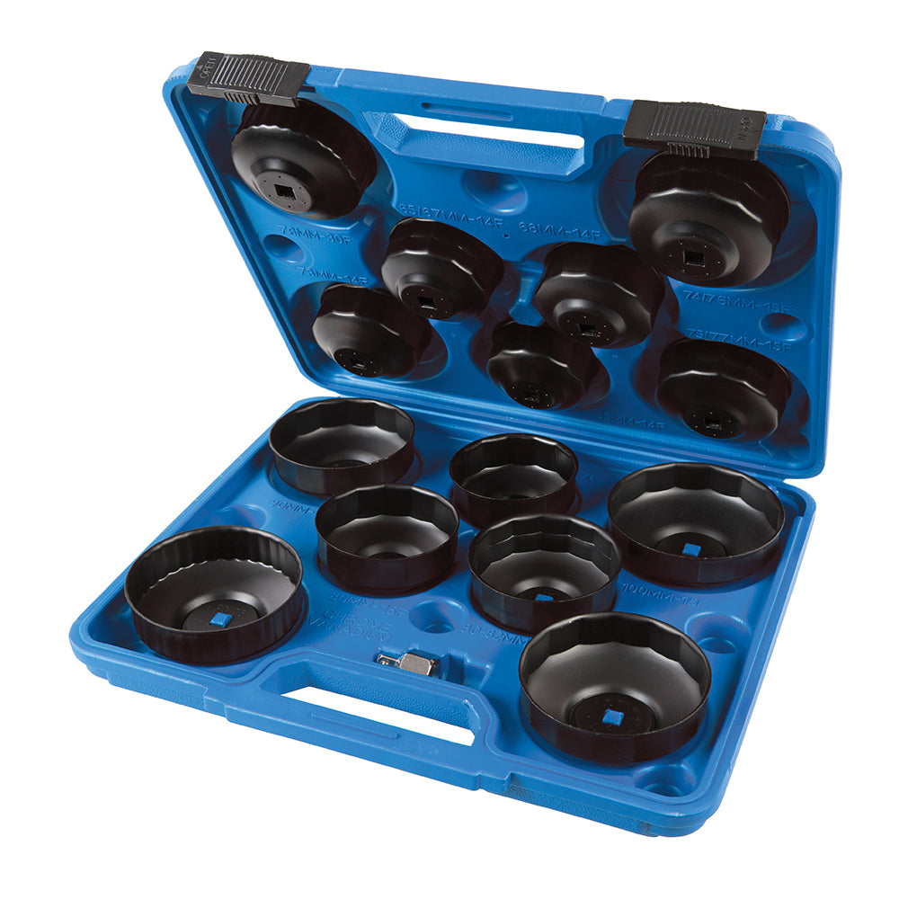 Silverline Oil Filter Wrench Set 15Pce