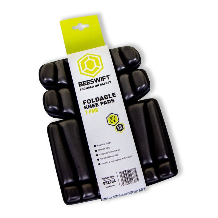Beeswift Foldable Knee Pads Black
