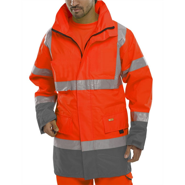 Beeswift Two Tone Breathable Traffic Jacket