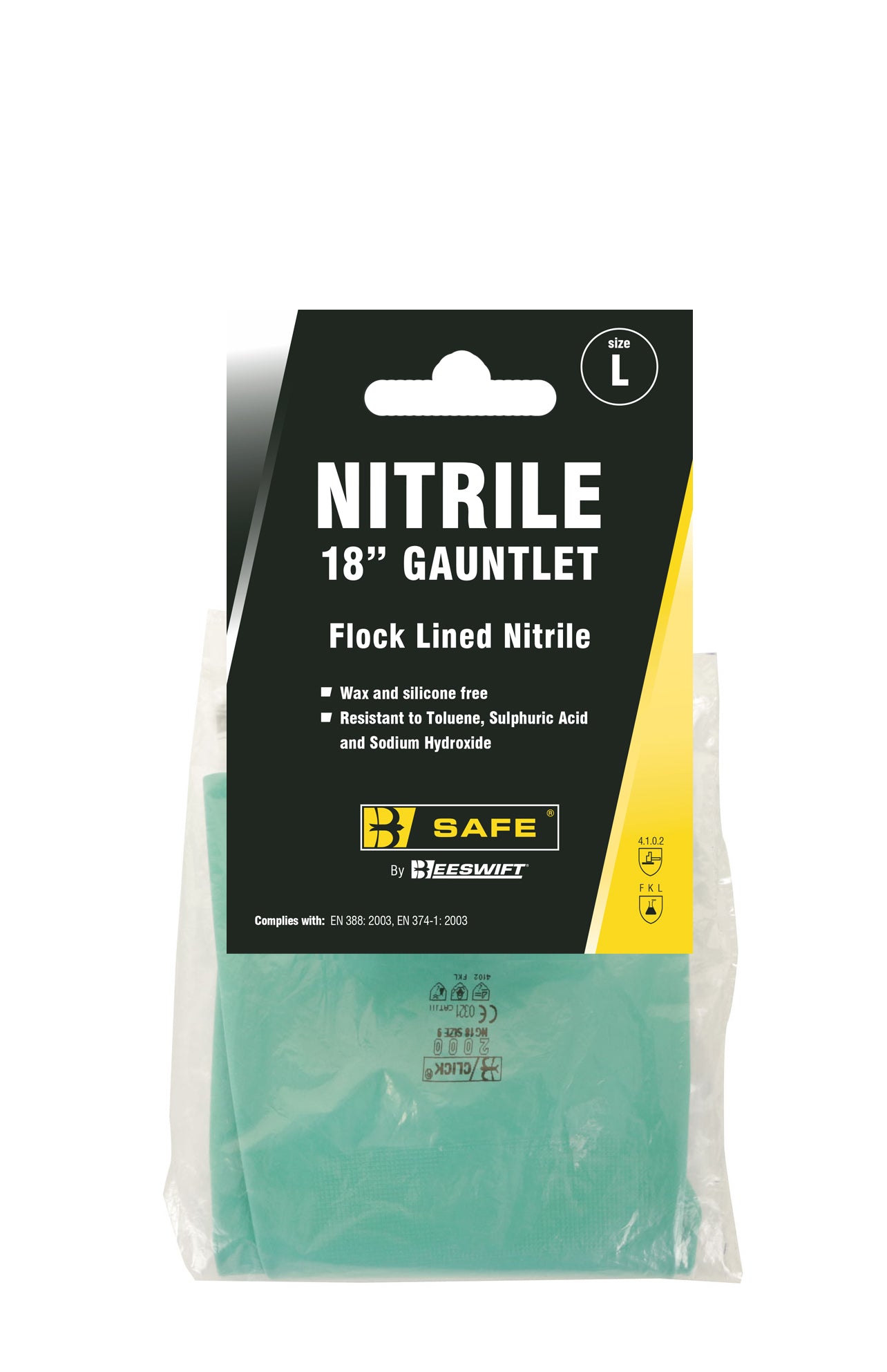 BSafe 18" Nitrile Gauntlet