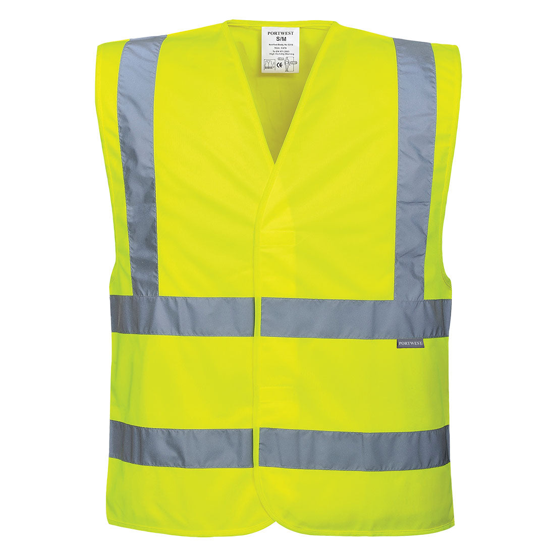 Hi Vis Two Band & Brace Vest