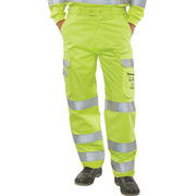 Beeswift Hi-Vis Trousers Saturn Yellow