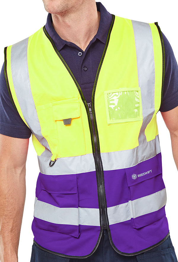 Beeswift Two Tone Executive Waistcoat