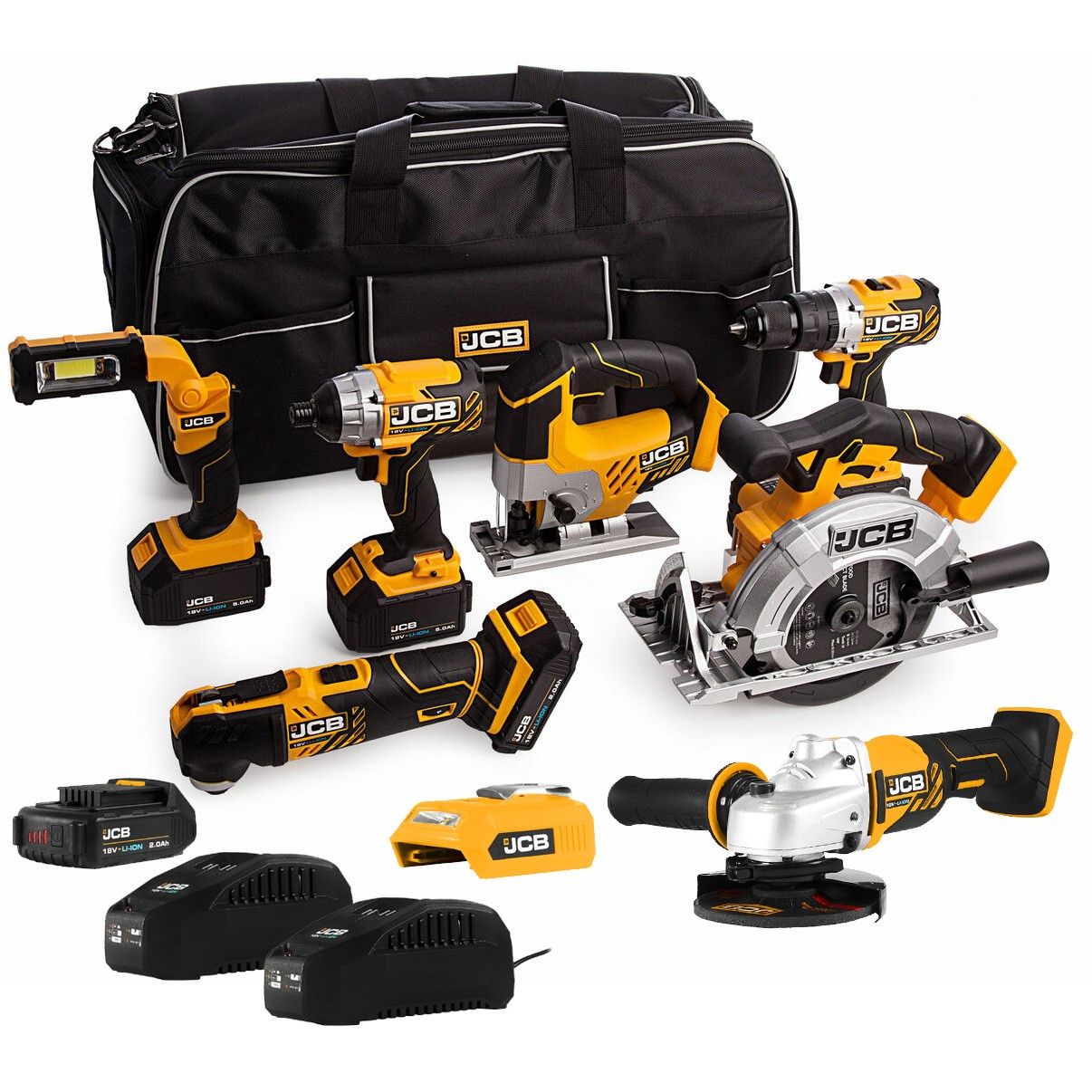 JCB Tools 18V 7 Piece Kit V2