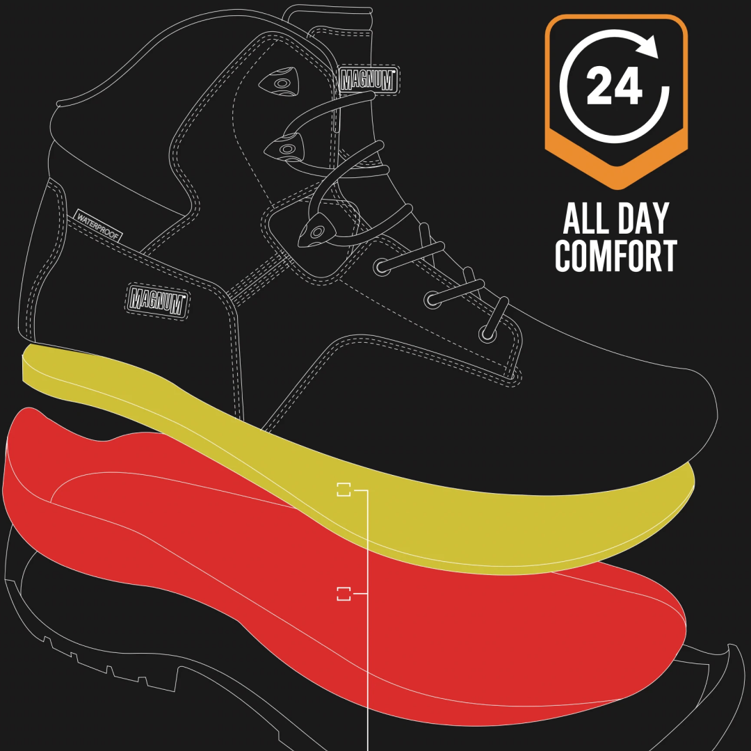 Magnum Roadmaster (MET) Metatarsal Protection Safety Boot