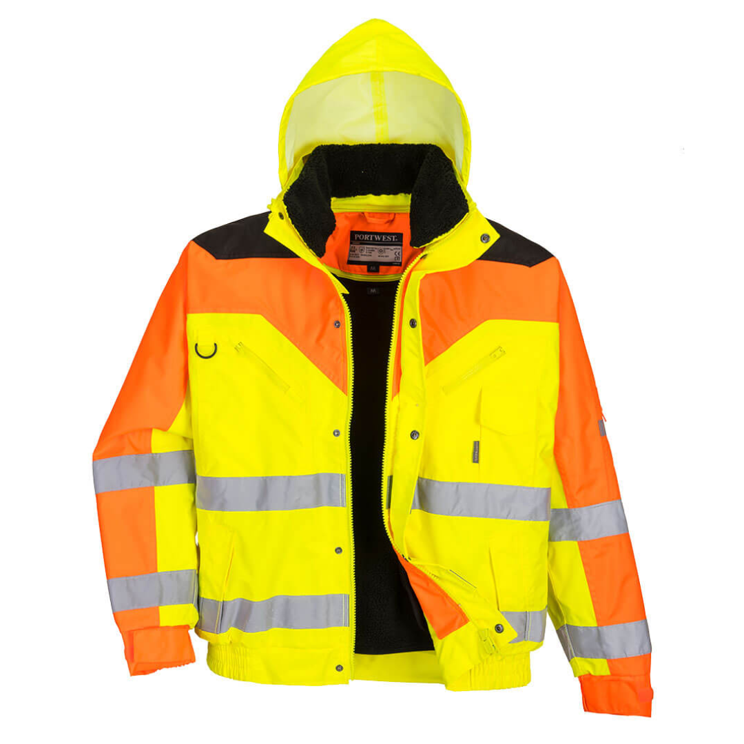 Portwest Hi-Vis Contrast Winter Bomber Jacket
