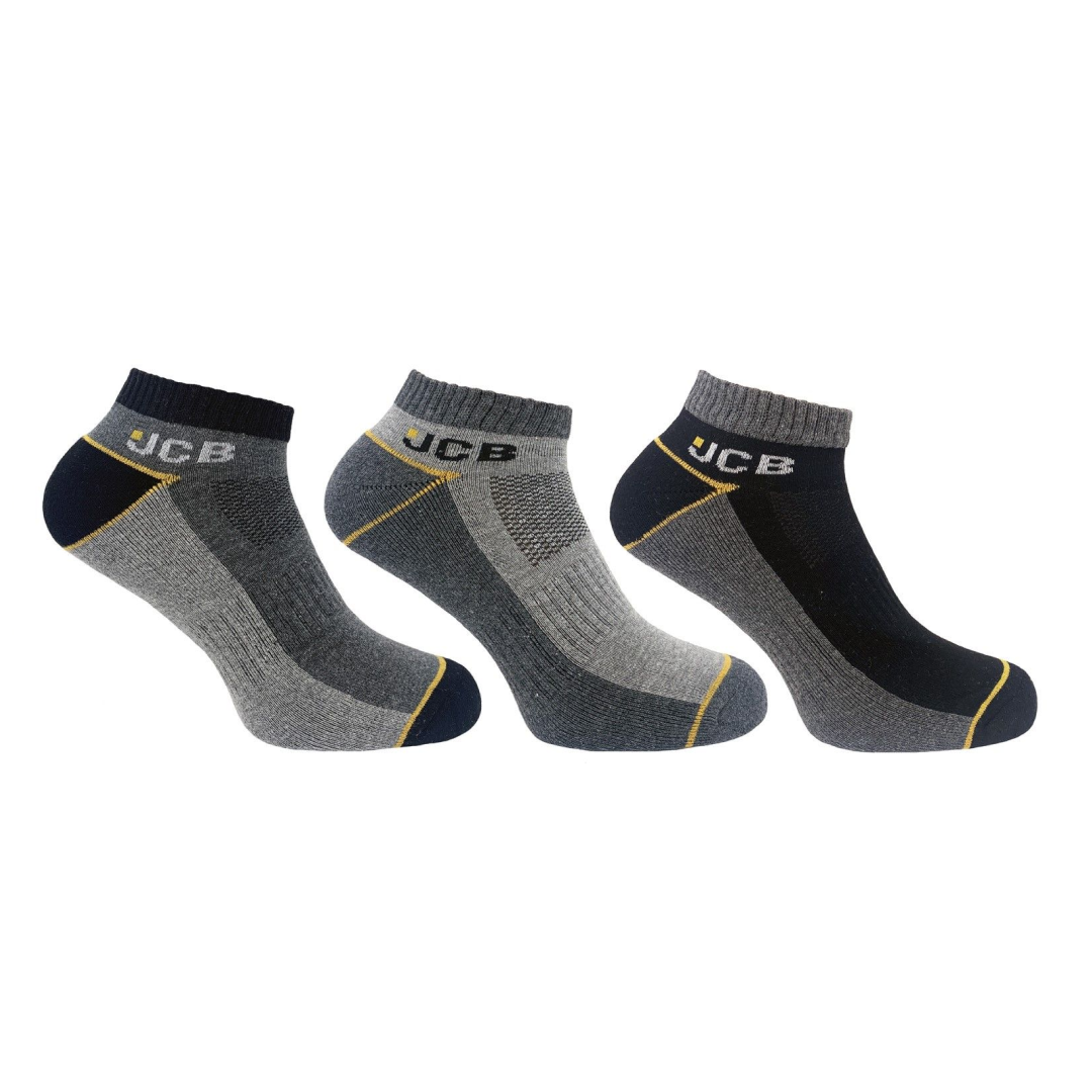 JCB Trainer Socks (Assorted Colours)