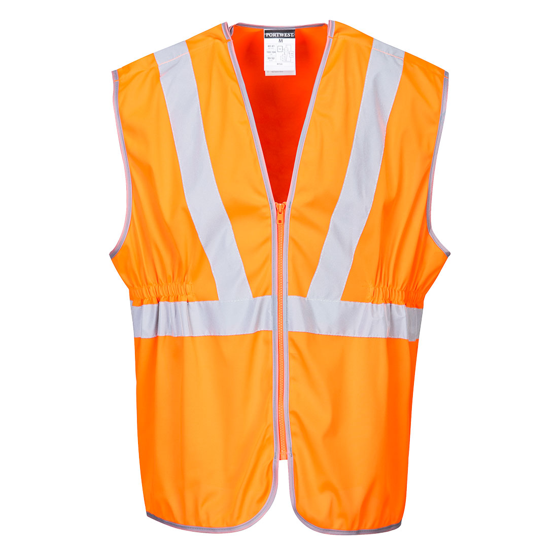 Hi Vis Zip Long Length Vest