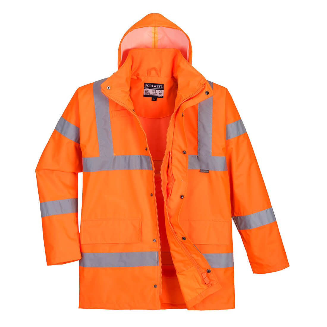 Hi Vis Breathable Rain Traffic Jacket