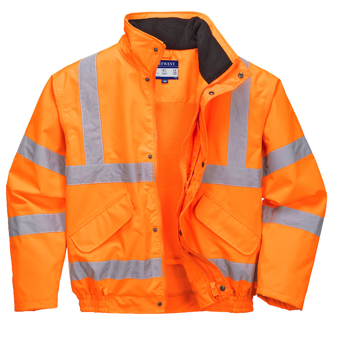Hi Vis Breathable Rain Bomber Jacket