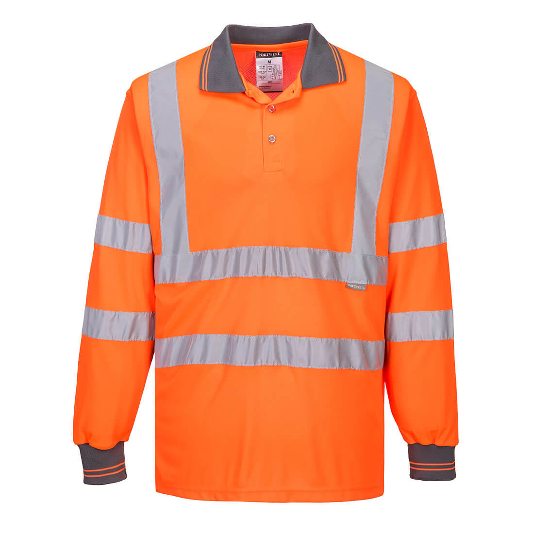 Hi Vis Long Sleeved Polo