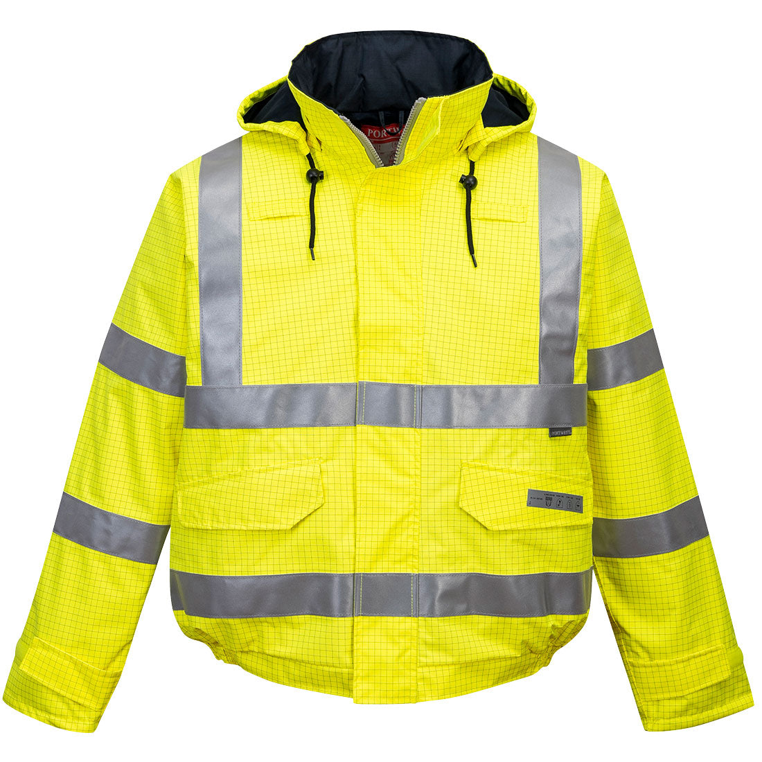 Bizflame Rain Hi Vis Antistatic FR Bomber Jacket