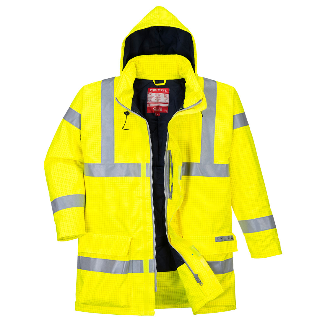 Bizflame Rain Hi Vis Antistatic FR Jacket