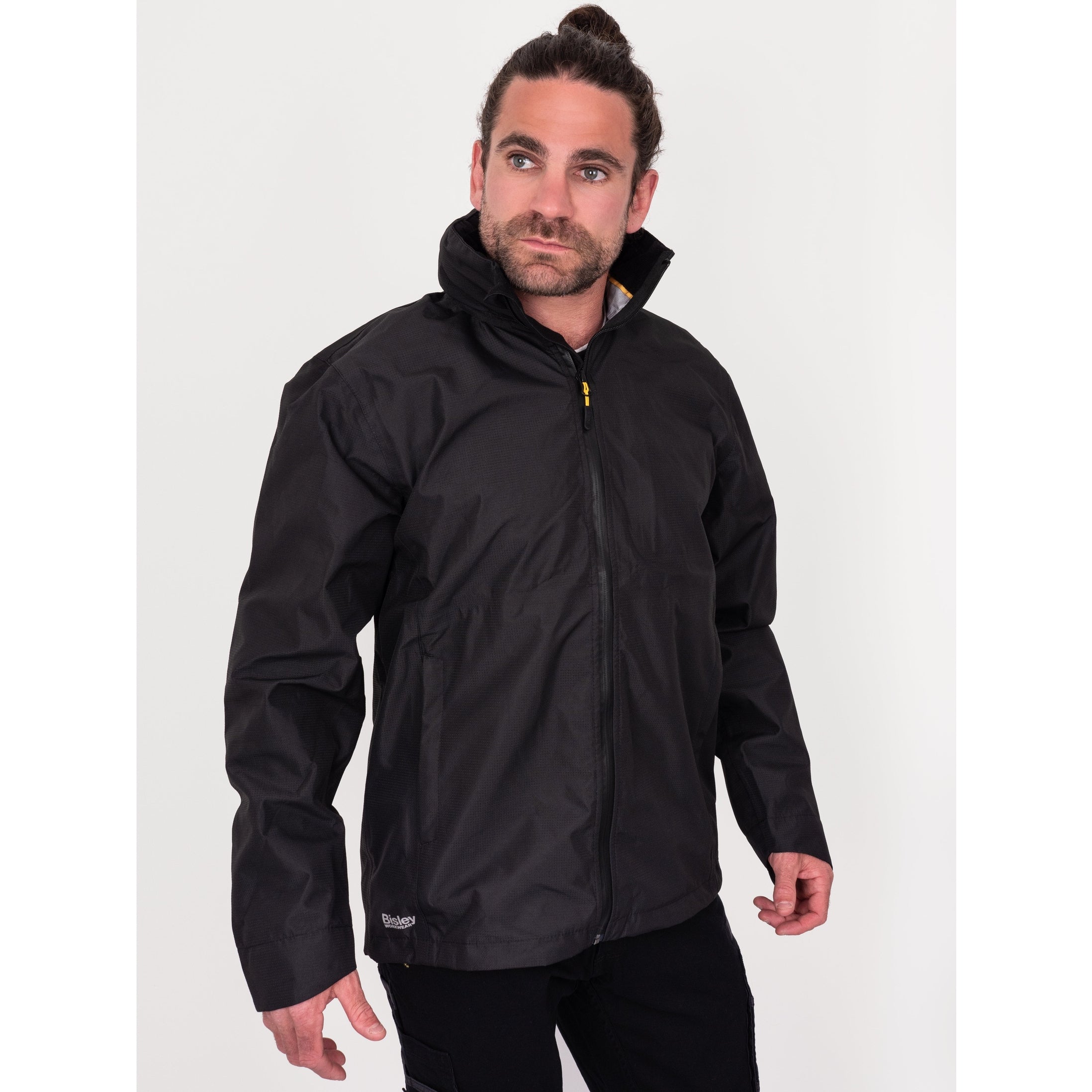 Bisley Lightweight Mini Ripstop Rain Jacket with Concealed Hood