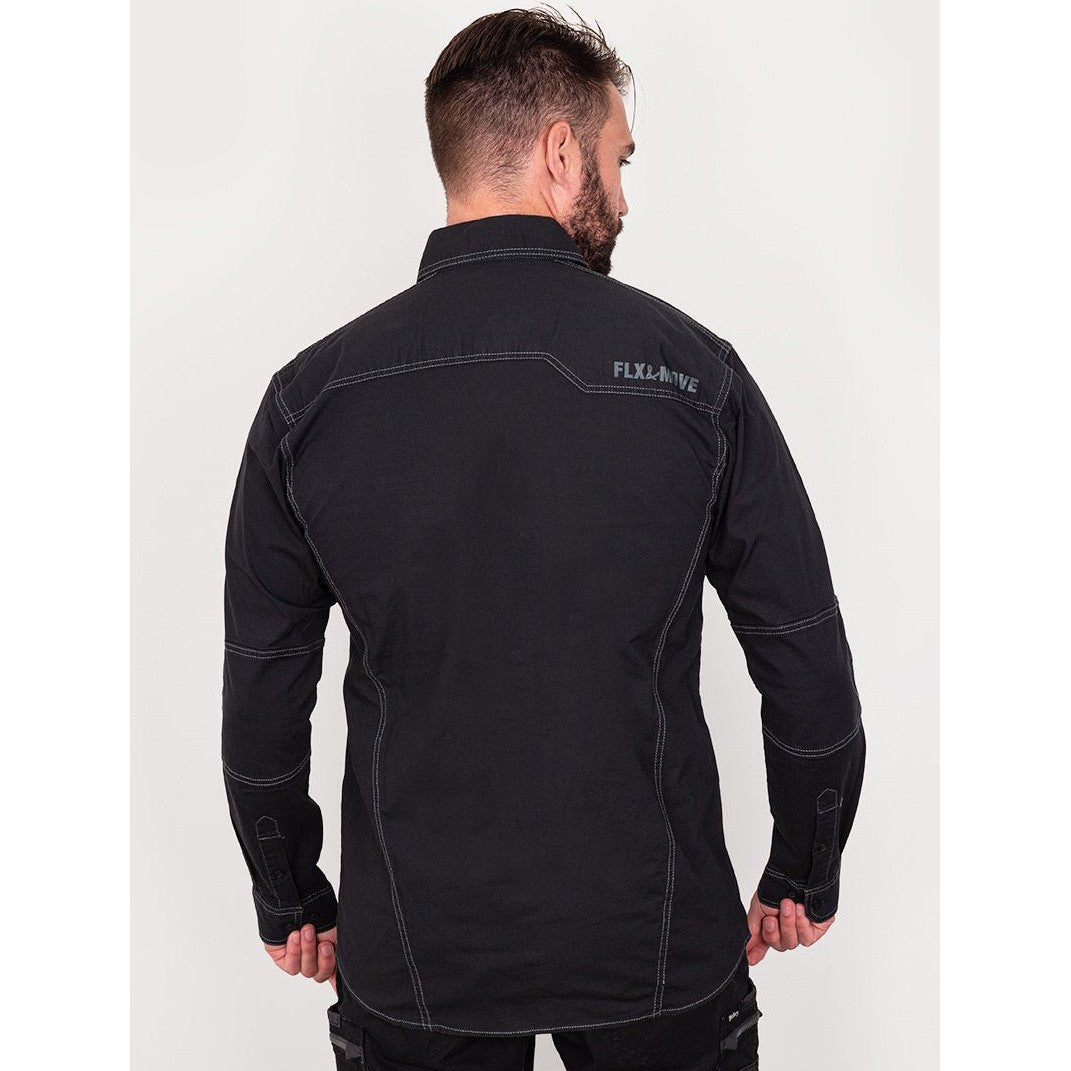 Bisley Flex & Move Long Sleeve Utility Work Shirt