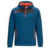 Portwest DX4 Quarter Zip Hoodie #colour_metro-blue