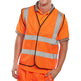 Beeswift Bseen EN ISO 20471 Vest Orange (Bulk Pack)