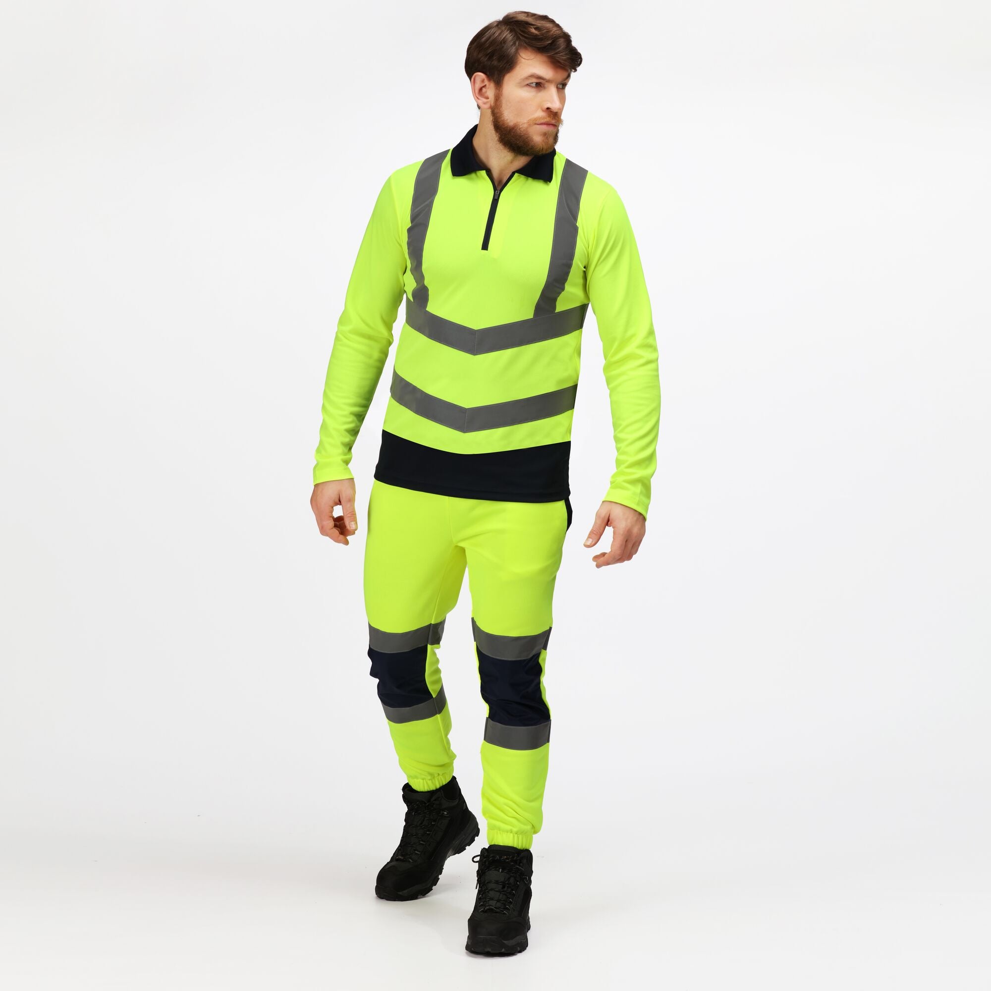 Regatta Professional Pro Hi-Vis Longsleeve Polo