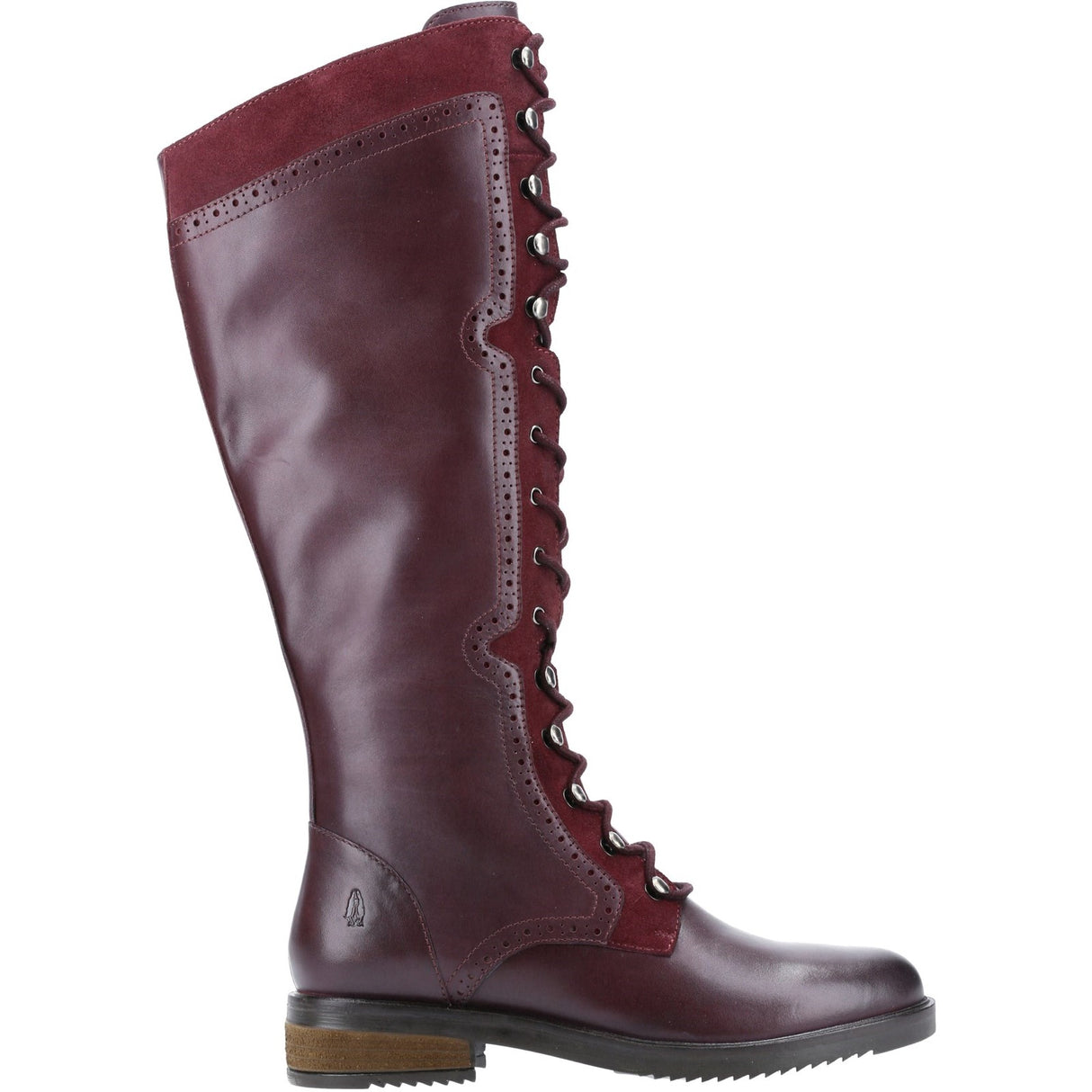 Hush Puppies Rudy Zip Up Lace Up Long Boot